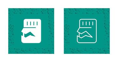 sd-kaart vector pictogram