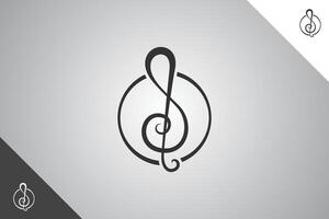 muziek- aantekeningen logo. minimaal en modern logo. perfect logo voor bedrijf verwant naar band, muzikanten en zangers industrie. geïsoleerd achtergrond. vector eps 10.