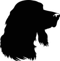 gordon setter silhouet portret vector