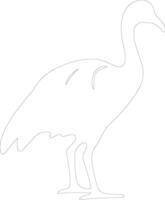 dodo schets silhouet vector