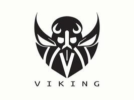 viking logo ontwerp icoon symbool vector illustratie