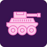 militaire tank vector icon