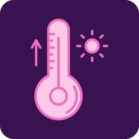 thermometer vector pictogram