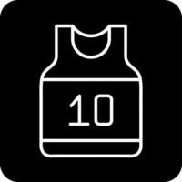 basketbal Jersey vector icoon