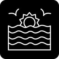 zonsondergang vector pictogram