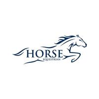 creatief paard elegant logo symbool ontwerp illustratie vector voor bedrijf