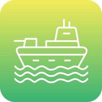 leger schip vector icoon