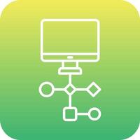 werkstroom vector pictogram