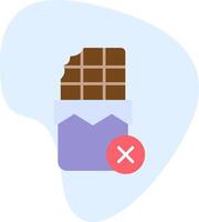 Nee chocola vector icoon