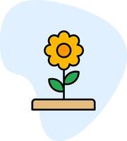 bloem vector pictogram