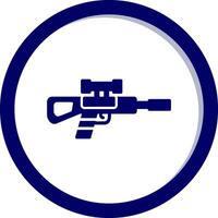 sniper rifle vector icon