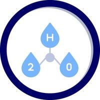 h2o vector icoon