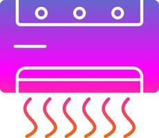 lucht conditioner glyph helling icoon vector
