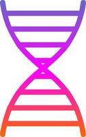 dna glyph helling icoon vector