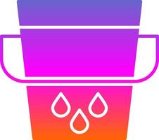 water emmer glyph helling icoon vector