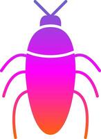 insect glyph helling icoon vector