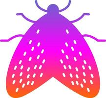 insect glyph helling icoon vector