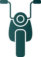 motorfiets glyph helling icoon vector