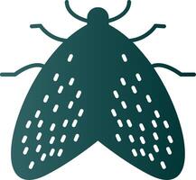 insect glyph helling icoon vector