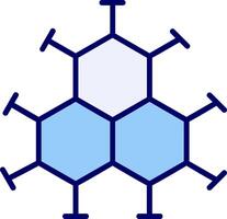 molecuul vector pictogram