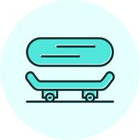 skateboard vector pictogram