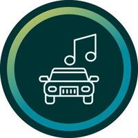 auto muziek- vector icoon