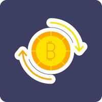 bitcoin uitwisseling vector icoon