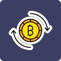 bitcoin uitwisseling vector icoon