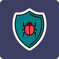 antivirus vector pictogram