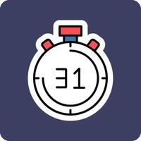 stopwatch vector pictogram