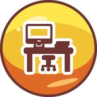 bureau vector pictogram