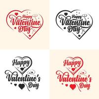 premie kwaliteit Valentijnsdag dag t-shirt ontwerp. vector