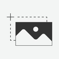 momentopname icoon vector illustratie