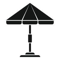 strand paraplu icoon gemakkelijk vector. zorg zon mensen vector
