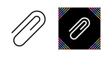 paperclip vector pictogram