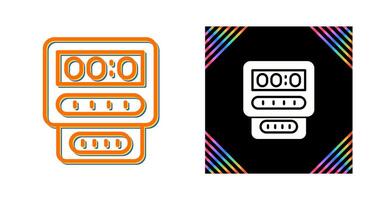 elektrisch meter vector icoon