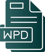 wpd glyph helling groen icoon vector