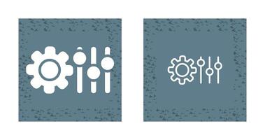 instellingen vector pictogram