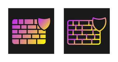 firewall vector pictogram