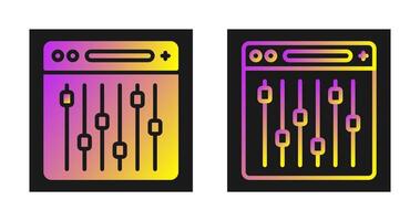 instellingen vector pictogram