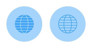 wereldbol vector pictogram