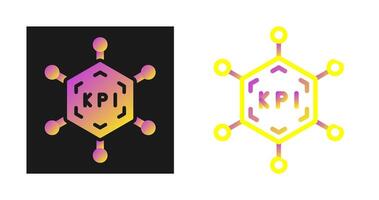 sleutel prestatie indicatoren vector icoon