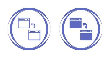 overdracht vector pictogram