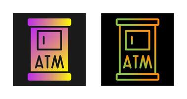 geldautomaat vector pictogram