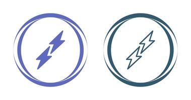 bliksem vector pictogram