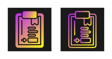 Klembord vector pictogram