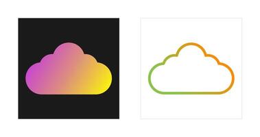 wolk vector pictogram