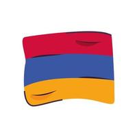 Armenië vlag land geïsoleerde icon vector
