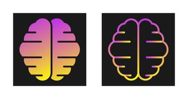 hersenen vector pictogram