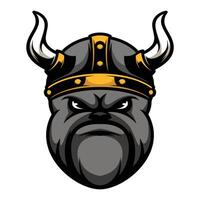 bulldog viking ontwerp vector